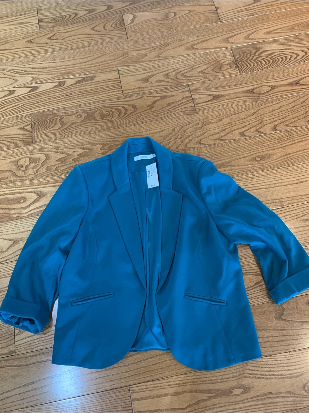 Ricki's Teal Open-Front Women's Blazer XL